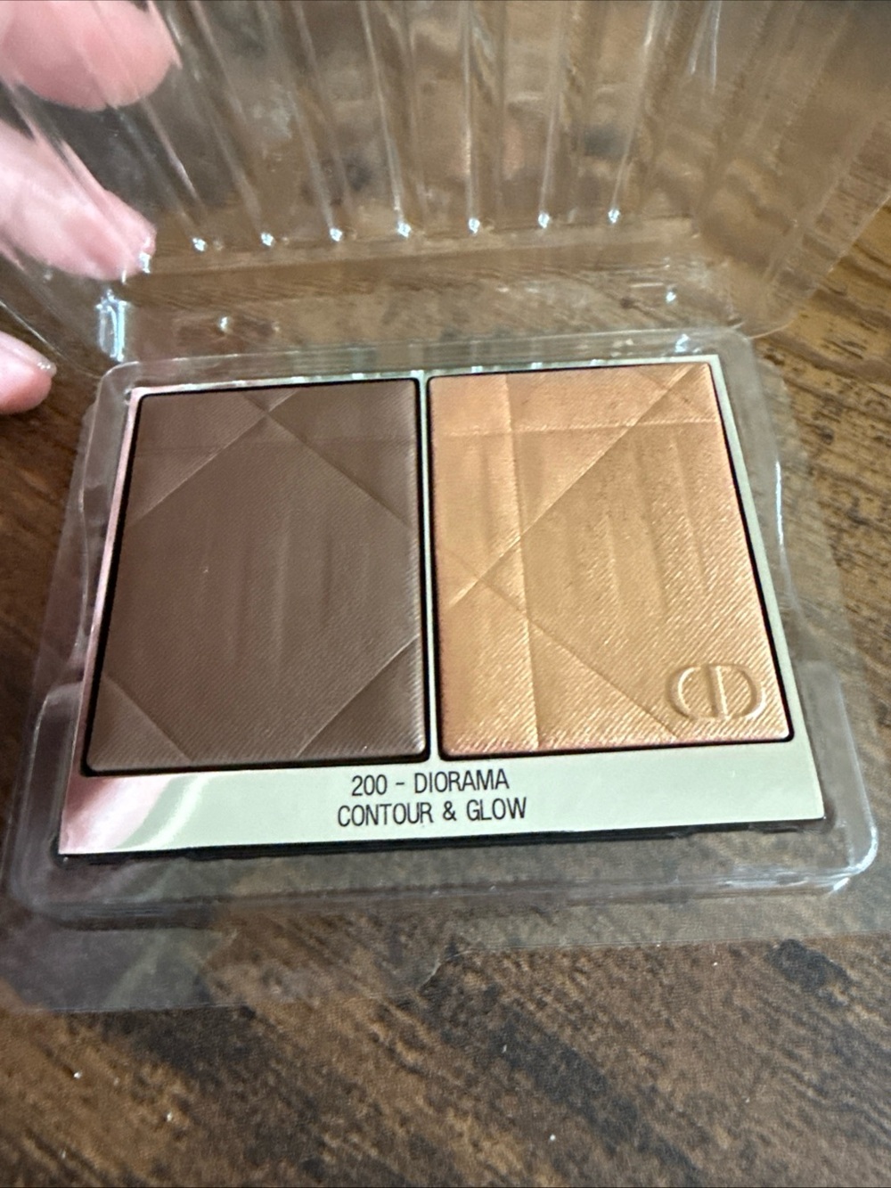 Dior Contour & Glow Palette 200 Diorama — Brown & Gold Duo